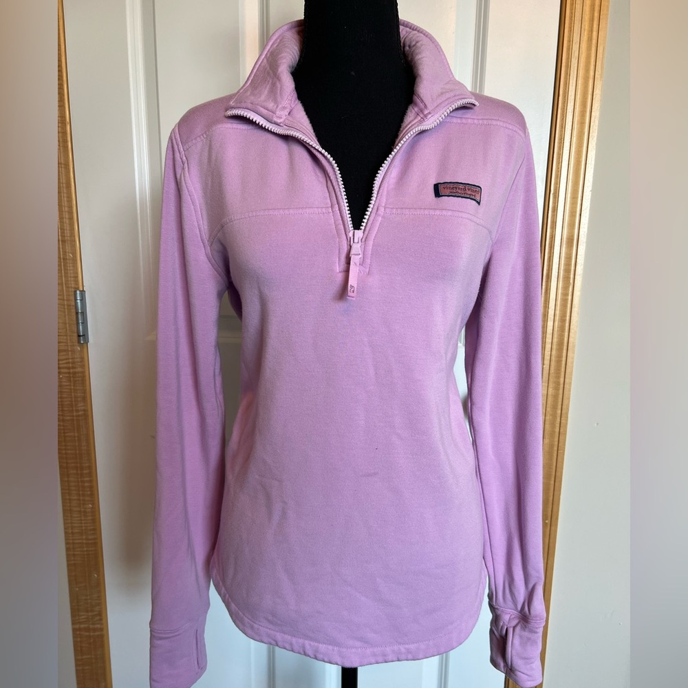🤍Vineyard Vines Women's Soft Lilac Dreamcloth Shep Shirt/Sweater - Picture 3 of 13